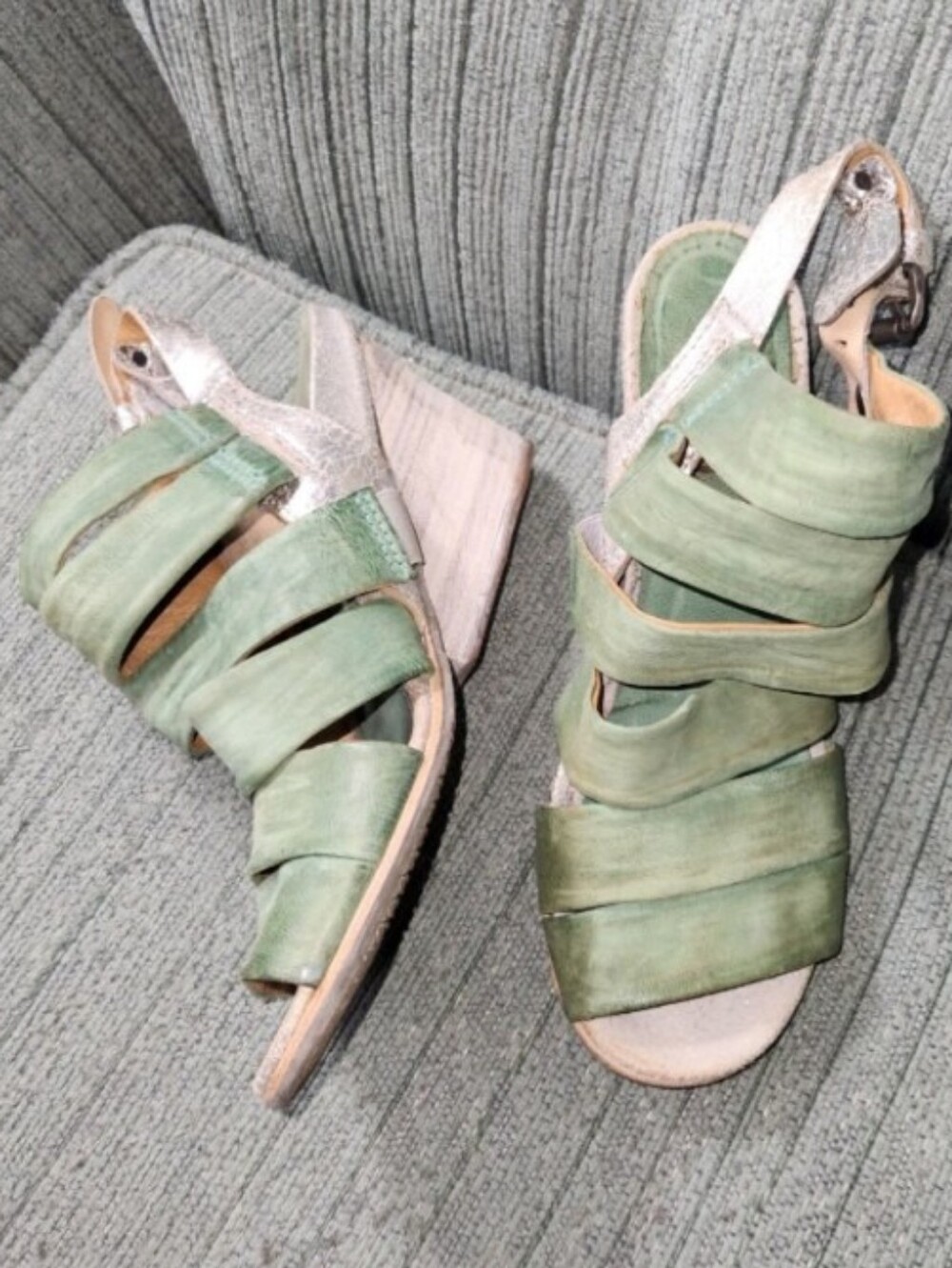 A.S.98 Parley Wedge Sandals - Picture 2 of 10